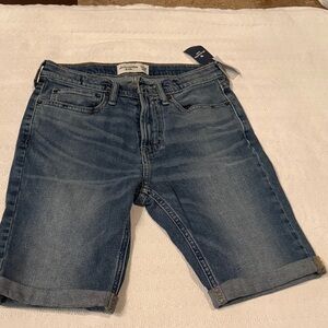 Abercrombie Kids Blue Denim Shorts